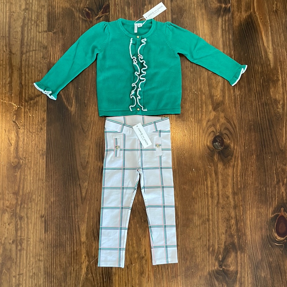 Janie and Jack BRAND NEW 2T Outfit